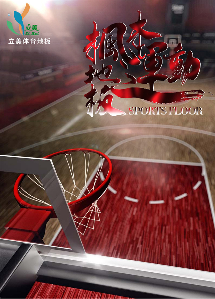 枫木运动木地板 - 学校体育馆高标准